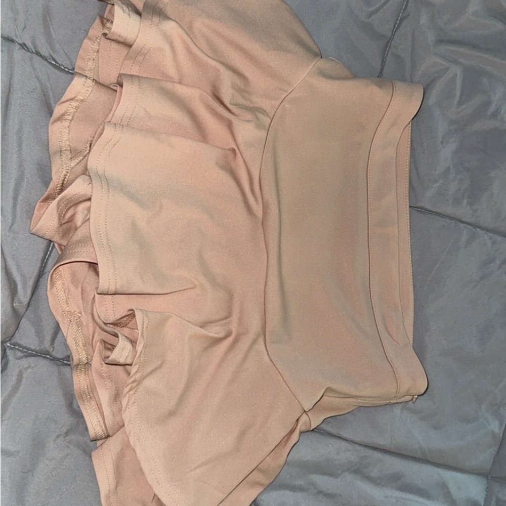 Nude/Beige Mini Skort